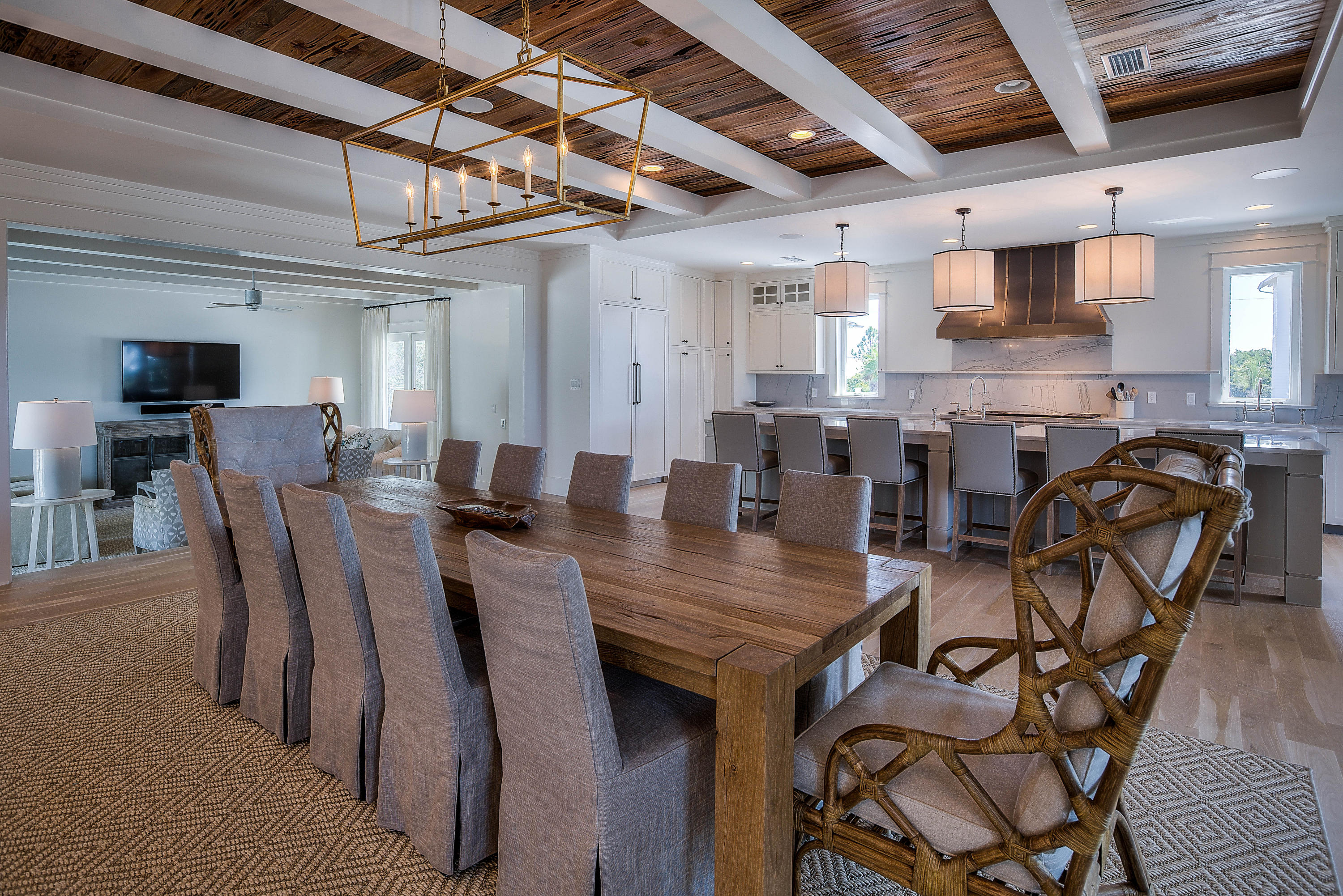 337 Blue Mountain Road Santa Rosa Beach, FL 32459 - Photo 3 of 31 a view of a dining room with furniture