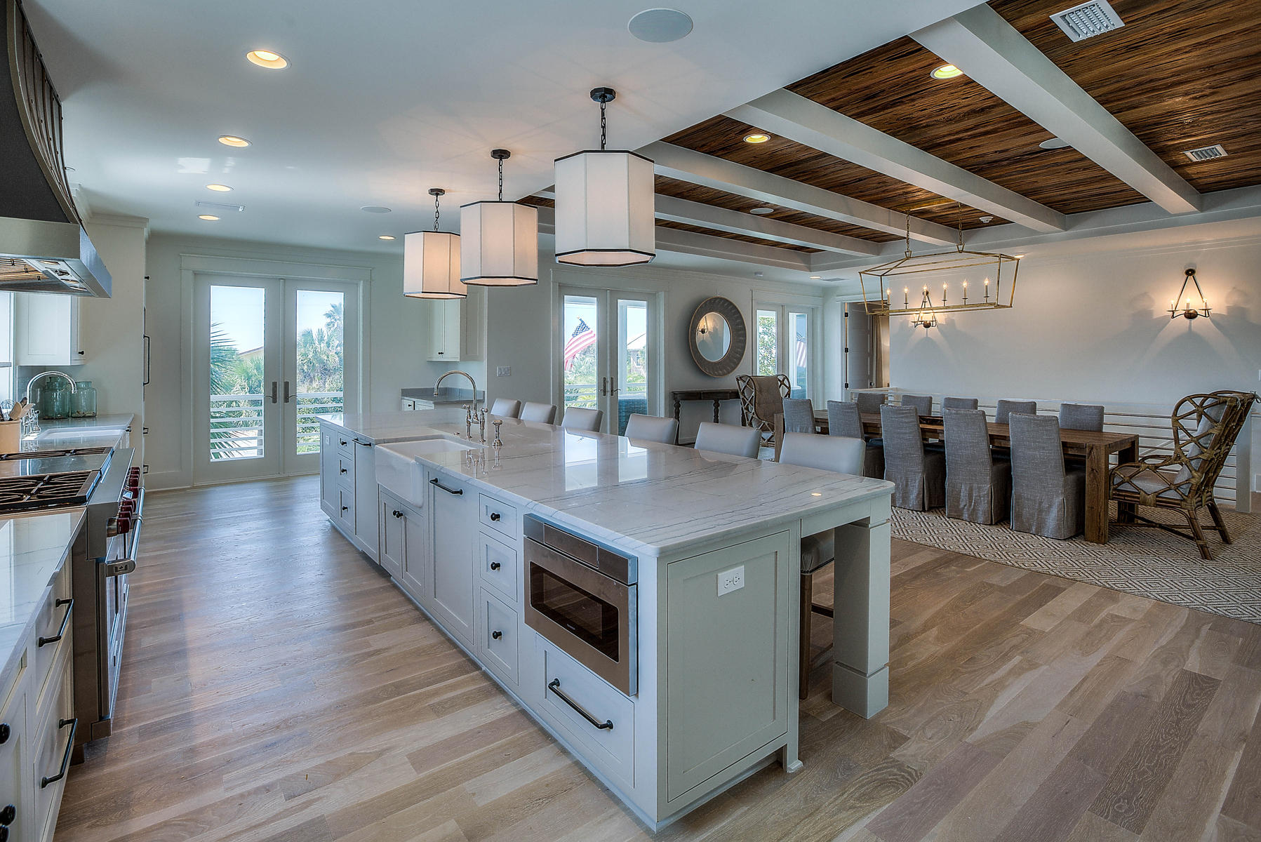 337 Blue Mountain Road Santa Rosa Beach, FL 32459 - Photo 5 of 31 a kitchen with stainless steel appliances granite countertop a lot of counter space