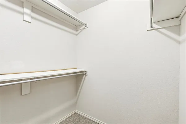 a close up view of racks on the wall