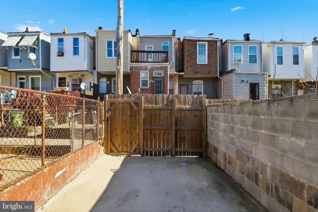 a view of a house with a patio