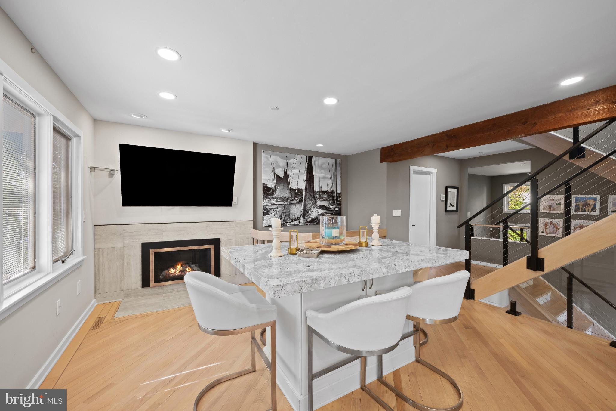 619 Second Street Annapolis, MD 21403 - Photo 13 of 40 Cozy fireplace ambiance while gathering