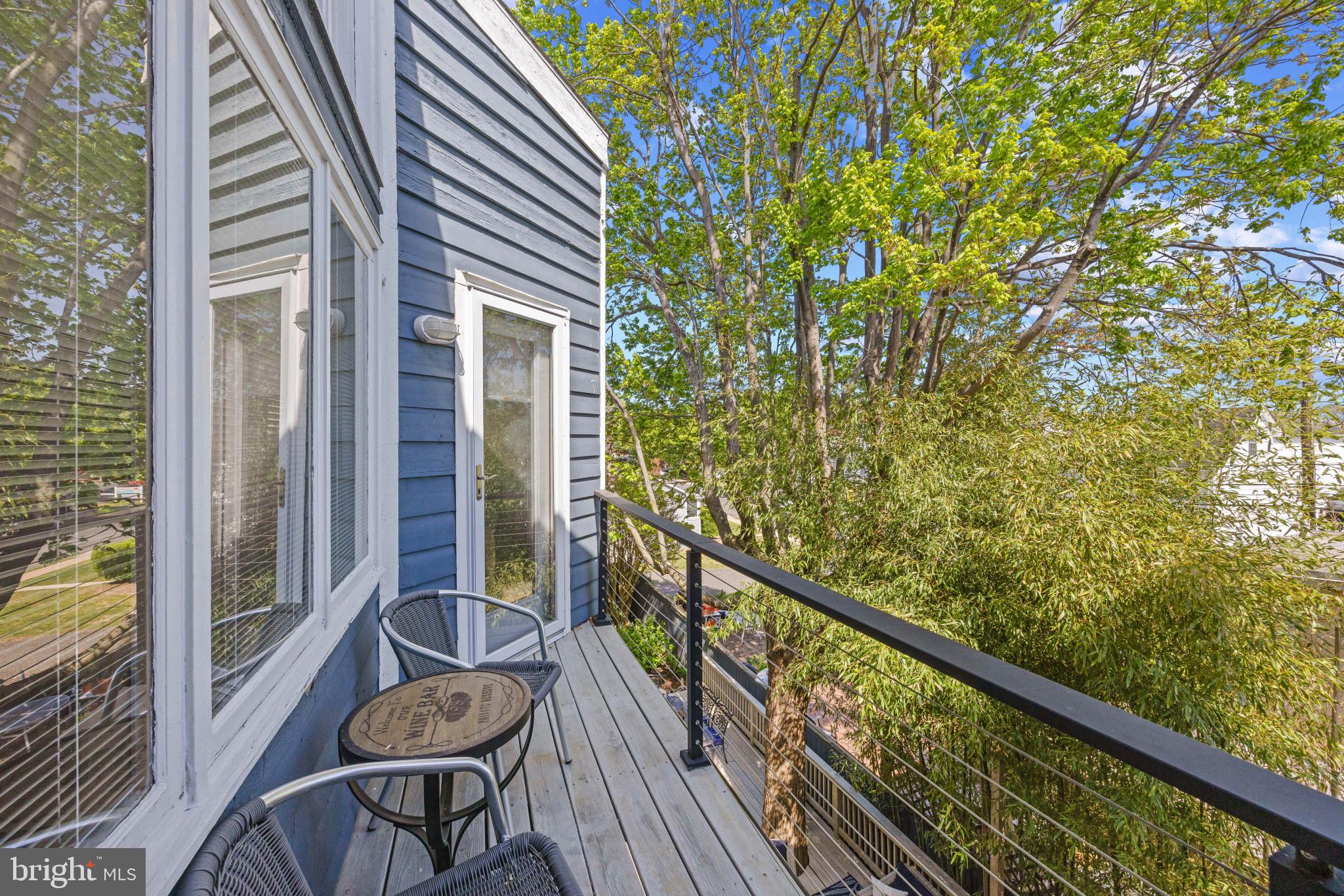 619 Second Street Annapolis, MD 21403 - Photo 22 of 40 Balcony overlooking rear deck