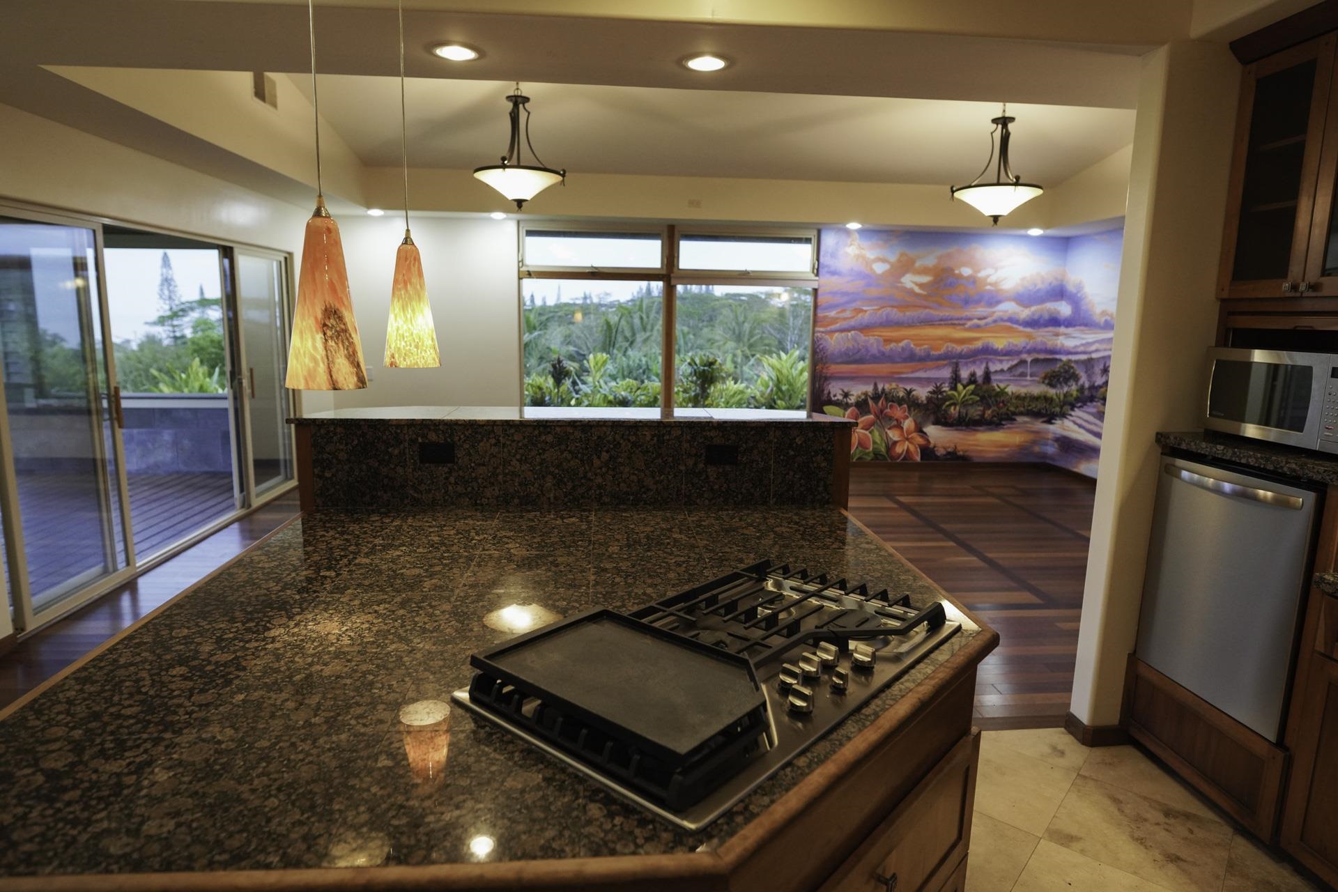 43 West Waipio Road Haiku, HI 96708 - Photo 3 of 44 a living room with furniture and a floor to ceiling window