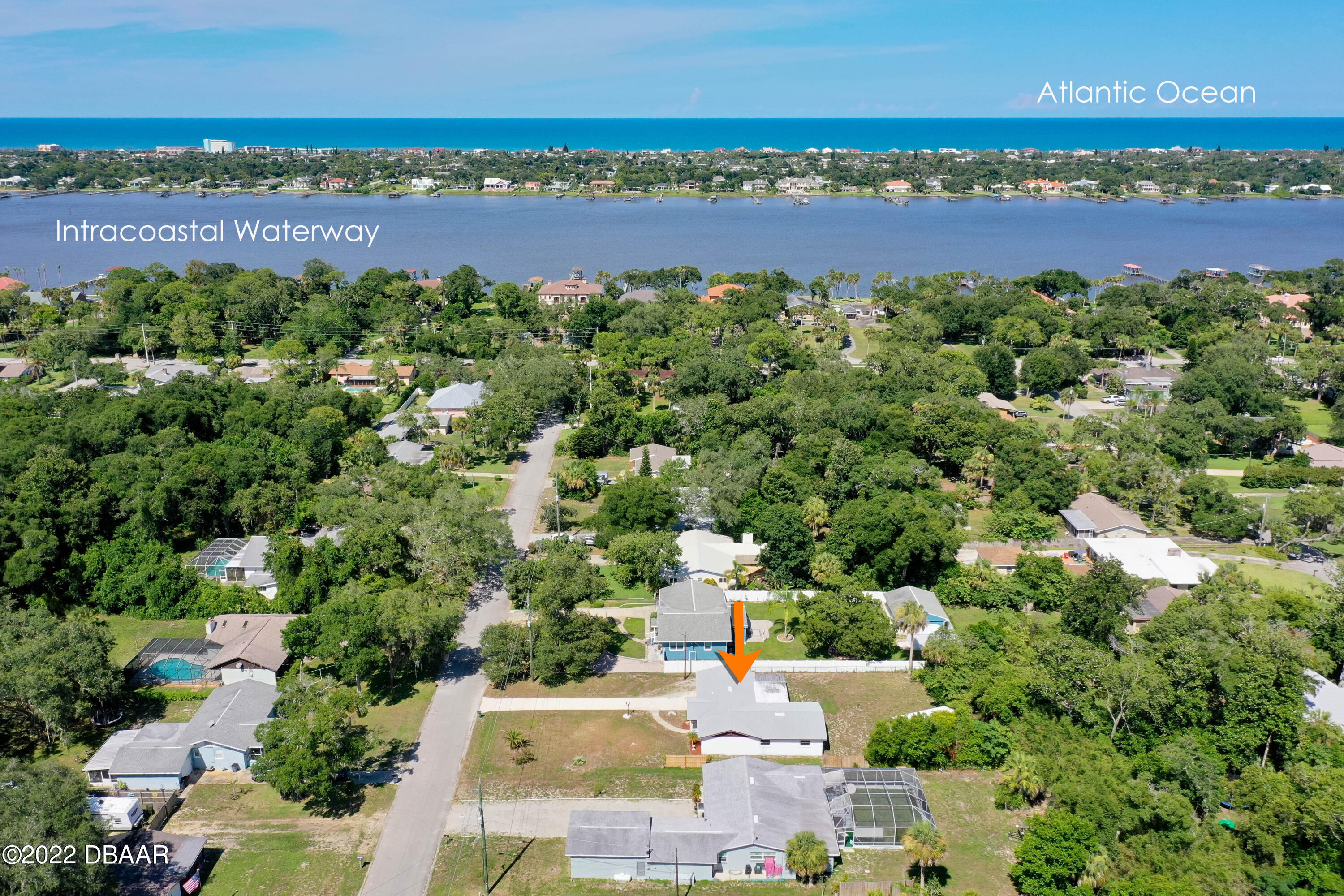64 Cumberland Avenue Ormond Beach, FL 32174 - Photo 36 of 38 an aerial view of a city