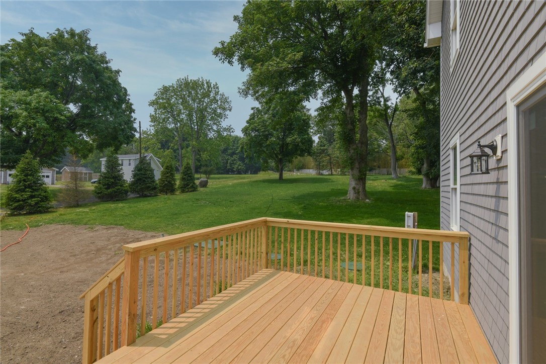 1336 North Main Road Jamestown, RI 02835 - Photo 28 of 37 Rear Deck with expansive yard
