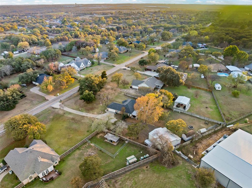 112 Saddle Hills Road Burleson, TX 76028 - Photo 36 of 38 an aerial view of residential houses with outdoor space