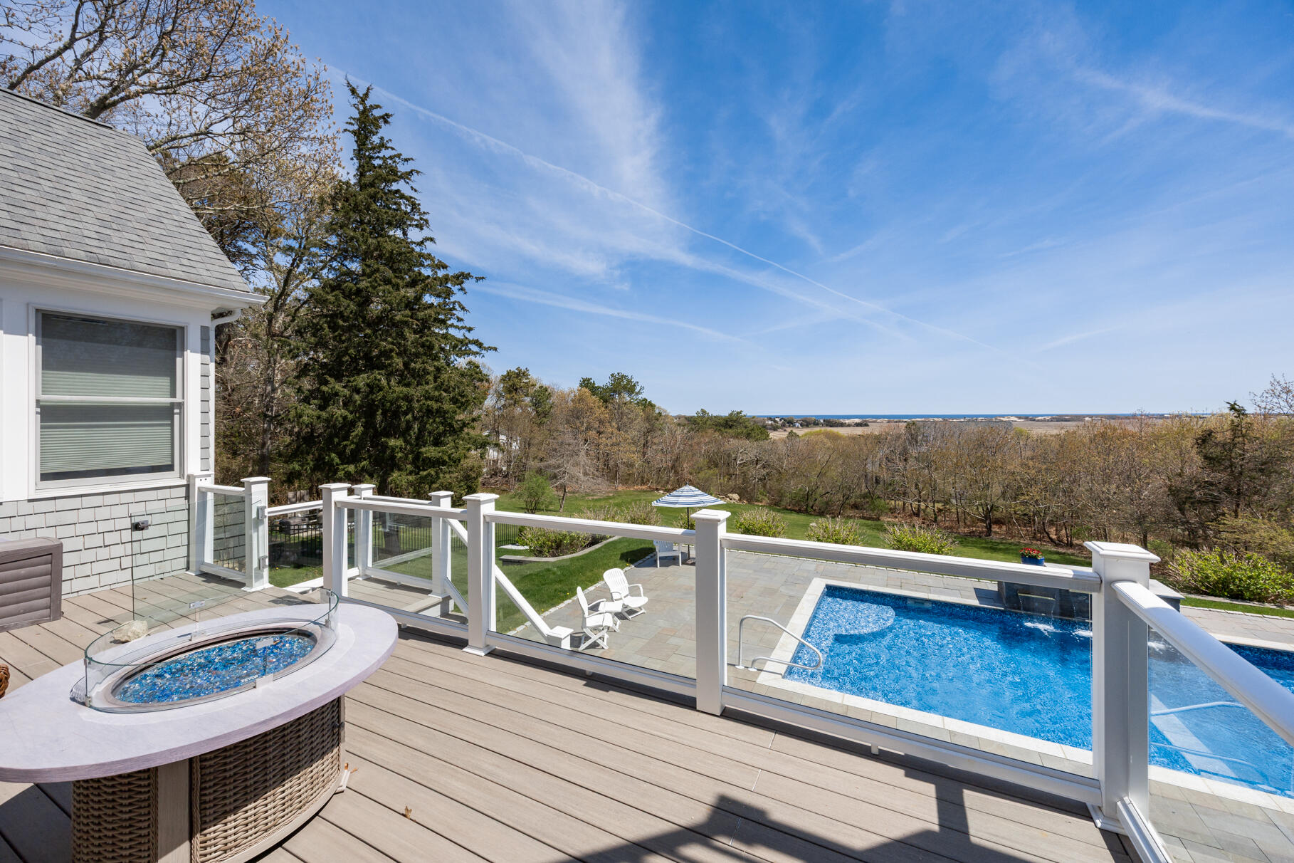 58 Williams Path West Barnstable, MA 02668 - Photo 56 of 74 a view of a balcony with mountain view and wooden floor