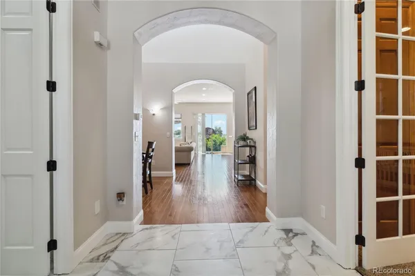 a view interior of the house and natural light