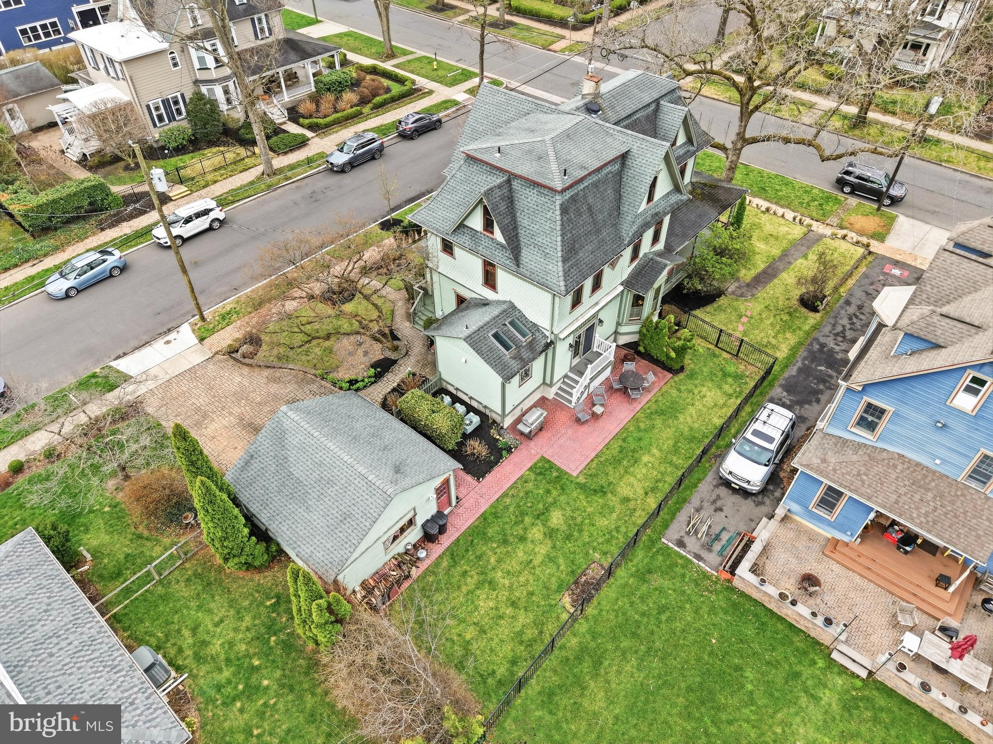 323 Washington Avenue Haddonfield, NJ 08033 - Photo 13 of 57 an aerial view of a residential houses with yard