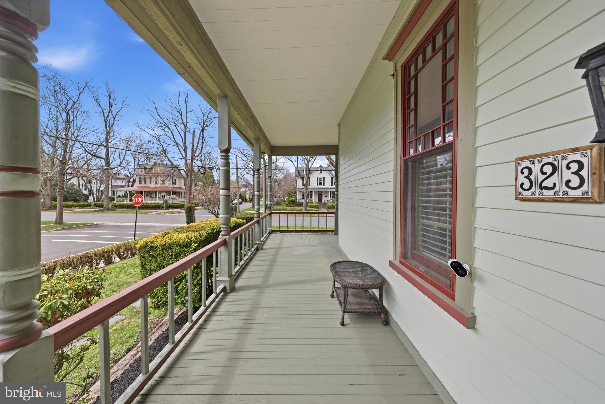 323 Washington Avenue Haddonfield, NJ 08033 - Photo 15 of 57 a view of a building from a balcony