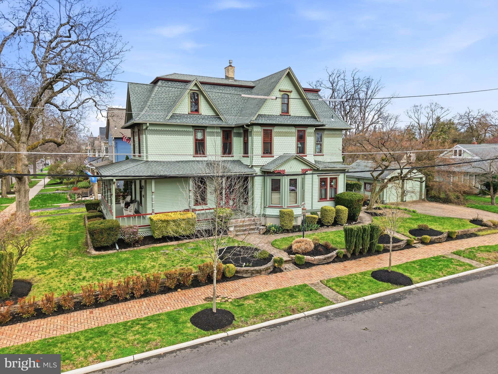 323 Washington Avenue Haddonfield, NJ 08033 - Photo 9 of 57 a front view of house with yard and green space