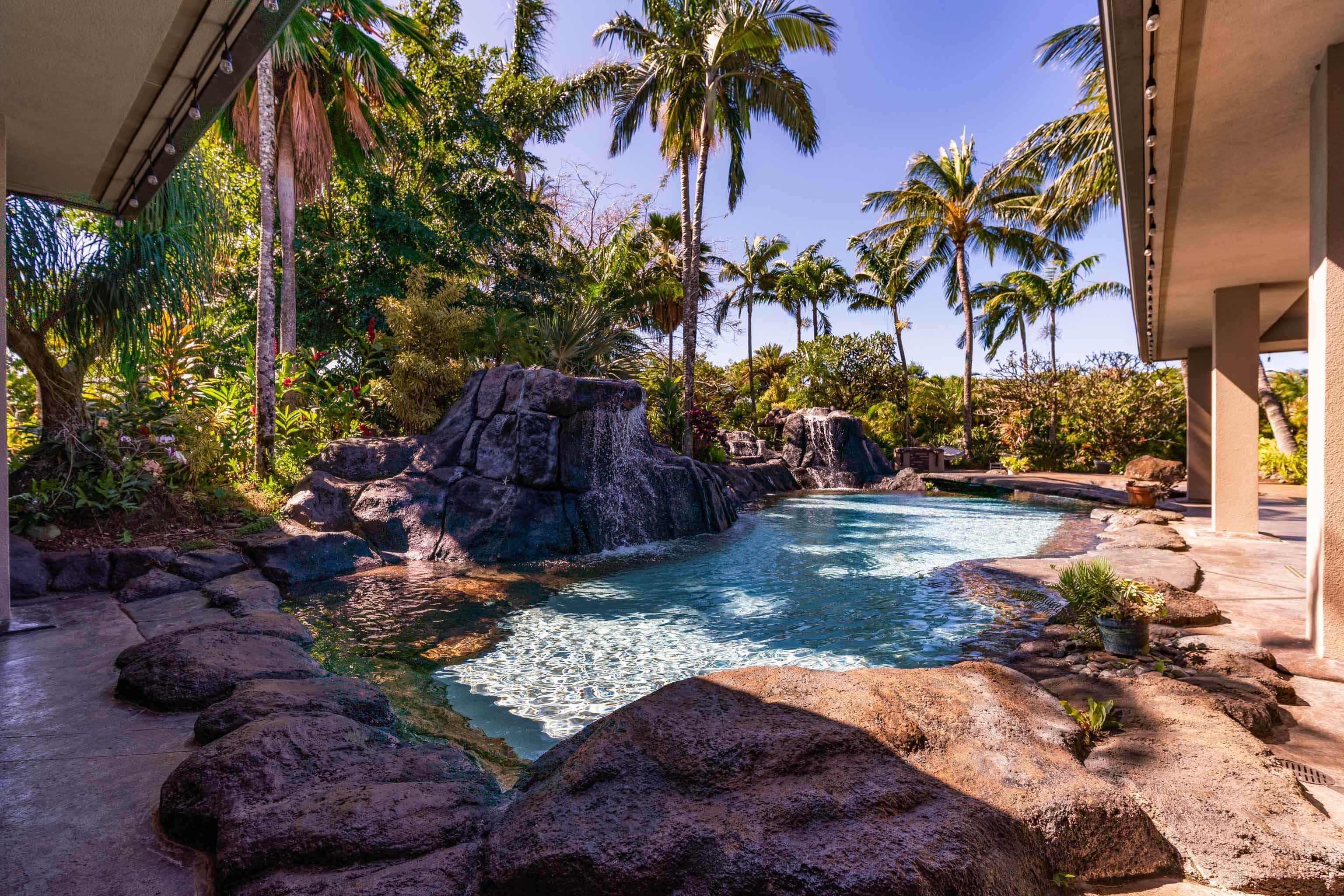 166 Apuwai Street Haiku, HI 96708 - Photo 9 of 30 a view of backyard with outdoor seating