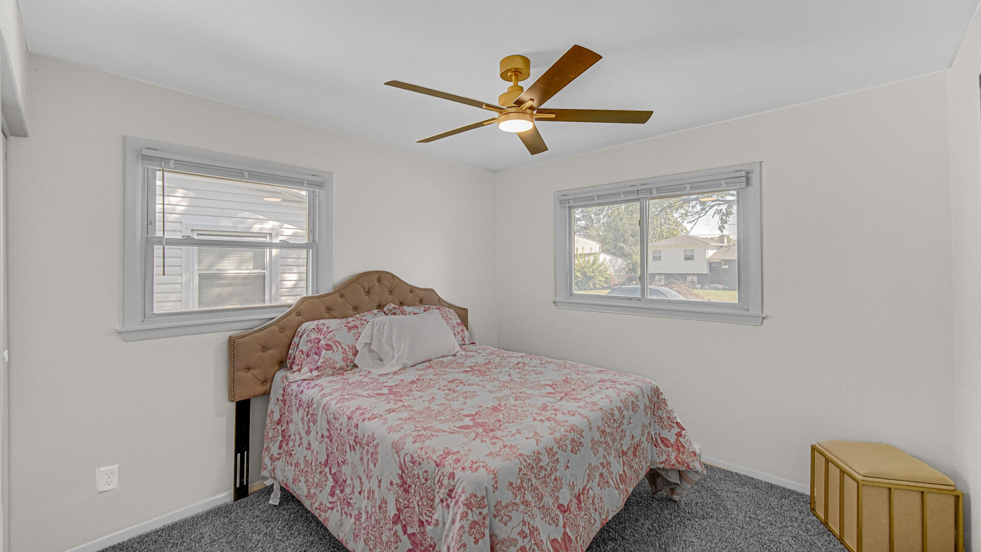 4440 East 13th Place Gary, IN 46403 - Photo 14 of 25 a bedroom with a bed and window
