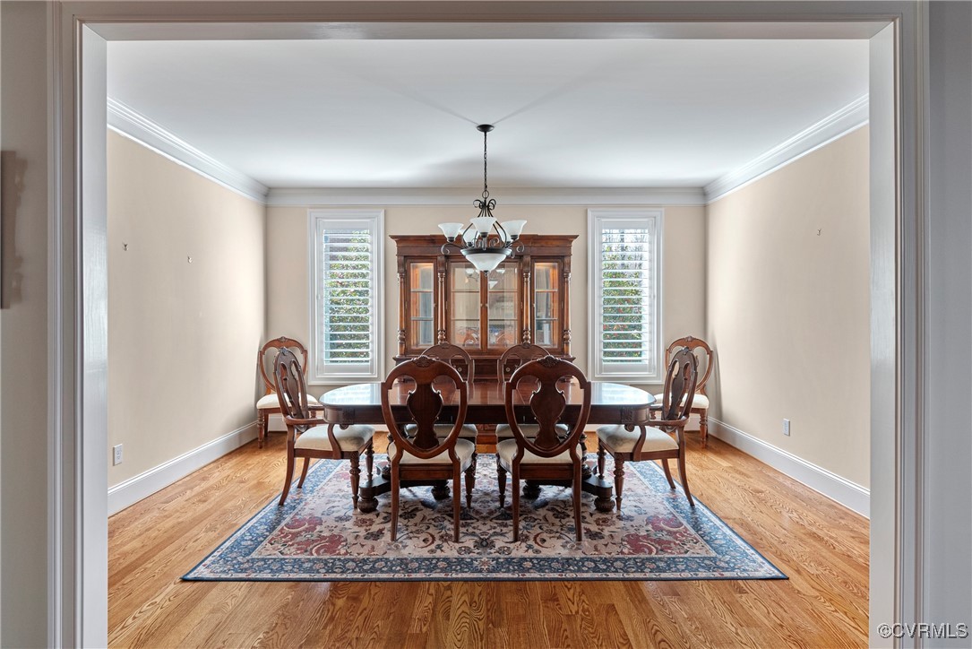 14424 Riverside Drive Ashland, VA 23005 - Photo 14 of 40 Dining space featuring wood finished floors, baseb