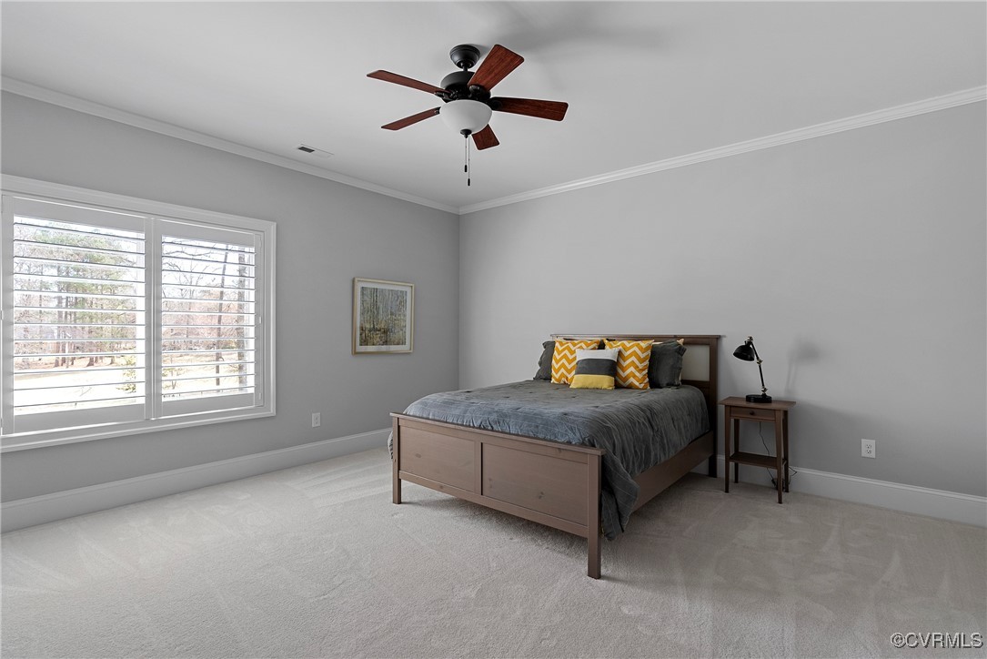 14424 Riverside Drive Ashland, VA 23005 - Photo 25 of 40 Bedroom with light colored carpet, baseboards, and