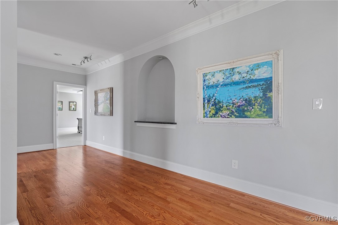 14424 Riverside Drive Ashland, VA 23005 - Photo 26 of 40 Spare room featuring wood finished floors, baseboa