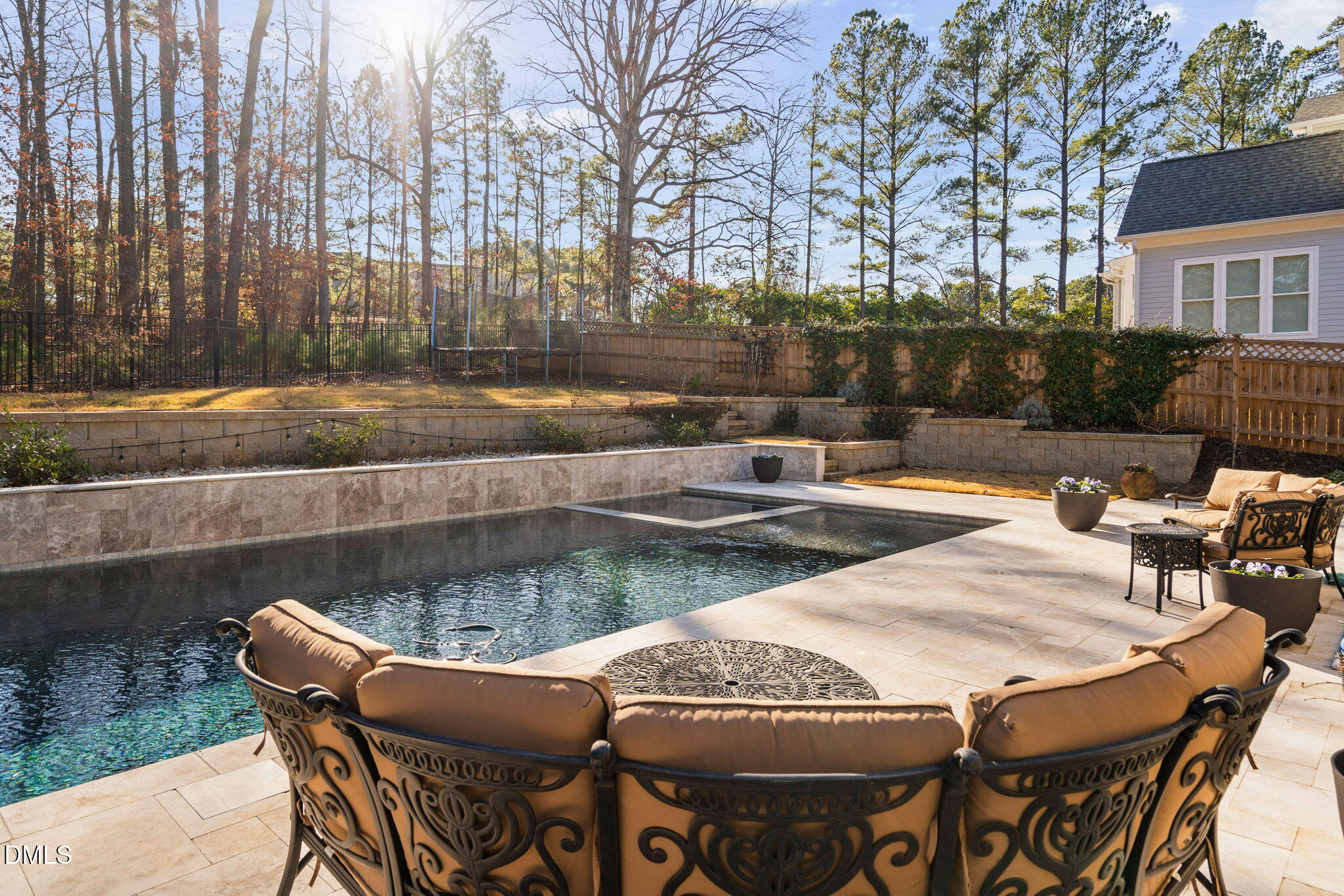 3417 Edgemont Drive Raleigh, NC 27612 - Photo 61 of 70 a view of a swimming pool with a patio and a yard