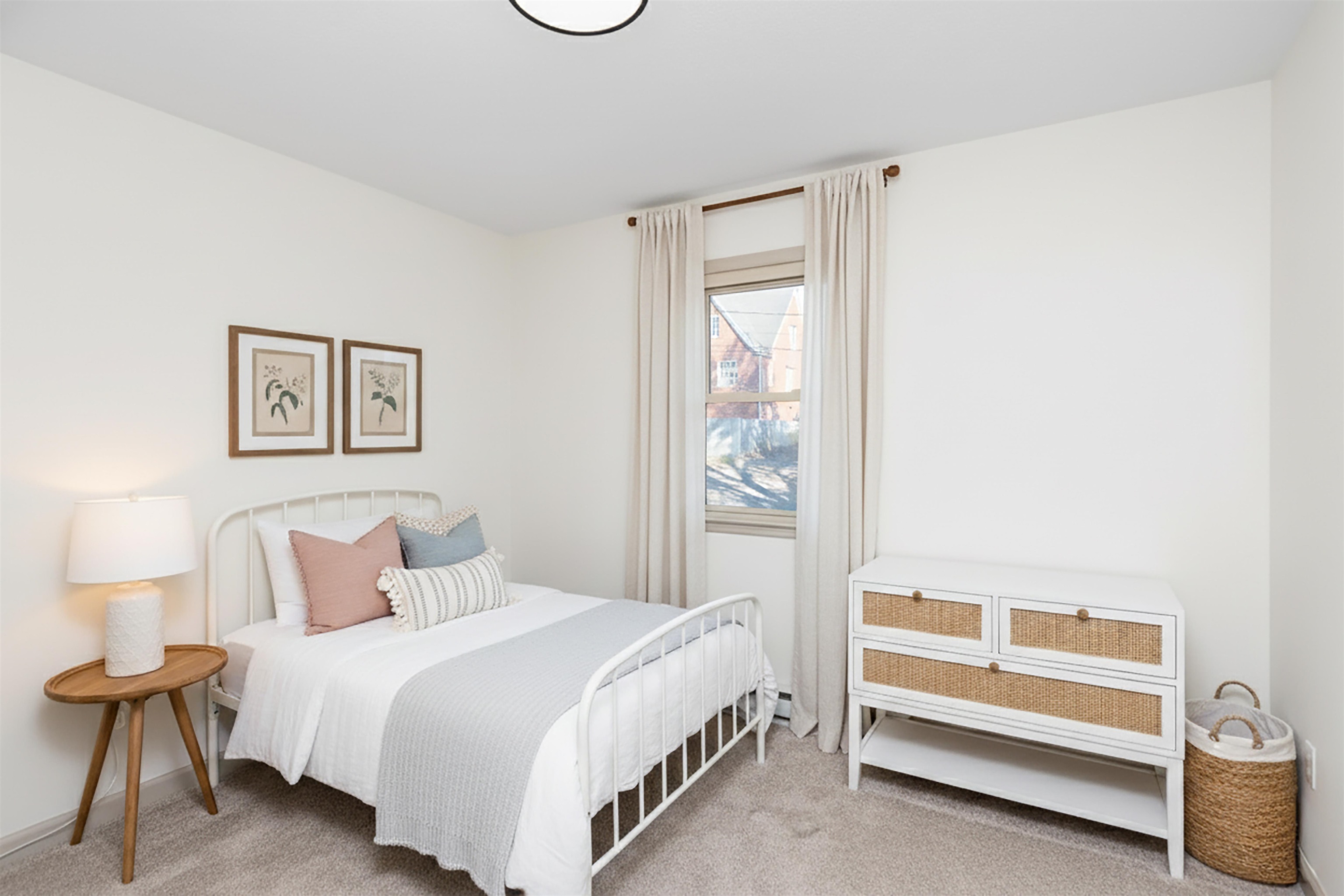 1624 Packard Street Staunton, VA 24401 - Photo 16 of 28 a bedroom with a bed and painting on the wall