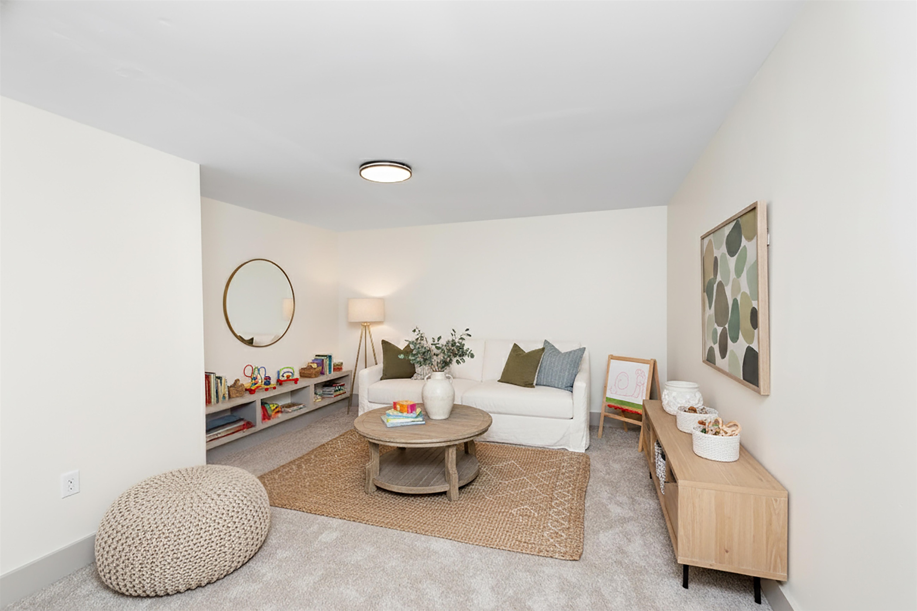 1624 Packard Street Staunton, VA 24401 - Photo 20 of 28 a living room with furniture and a mirror