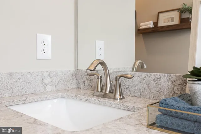 a close view of sink and tap