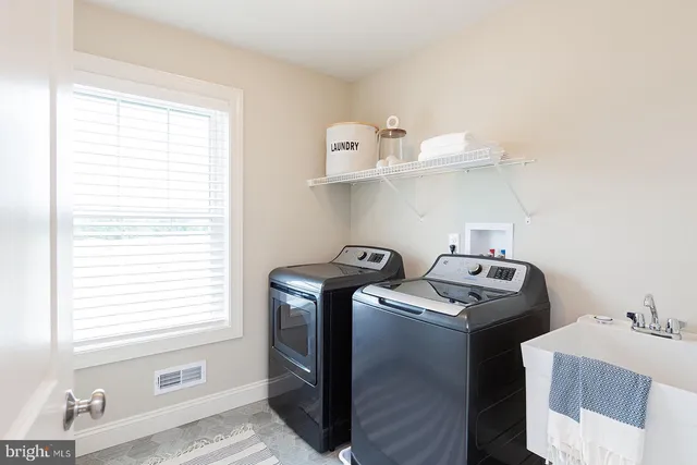 a room with storage and utility