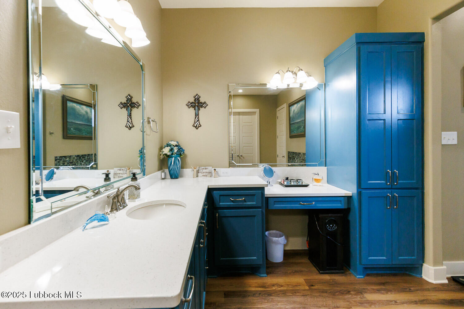 6611 Tiger Ropesville, TX 79358 - Photo 59 of 102 a bathroom with a sink and a mirror