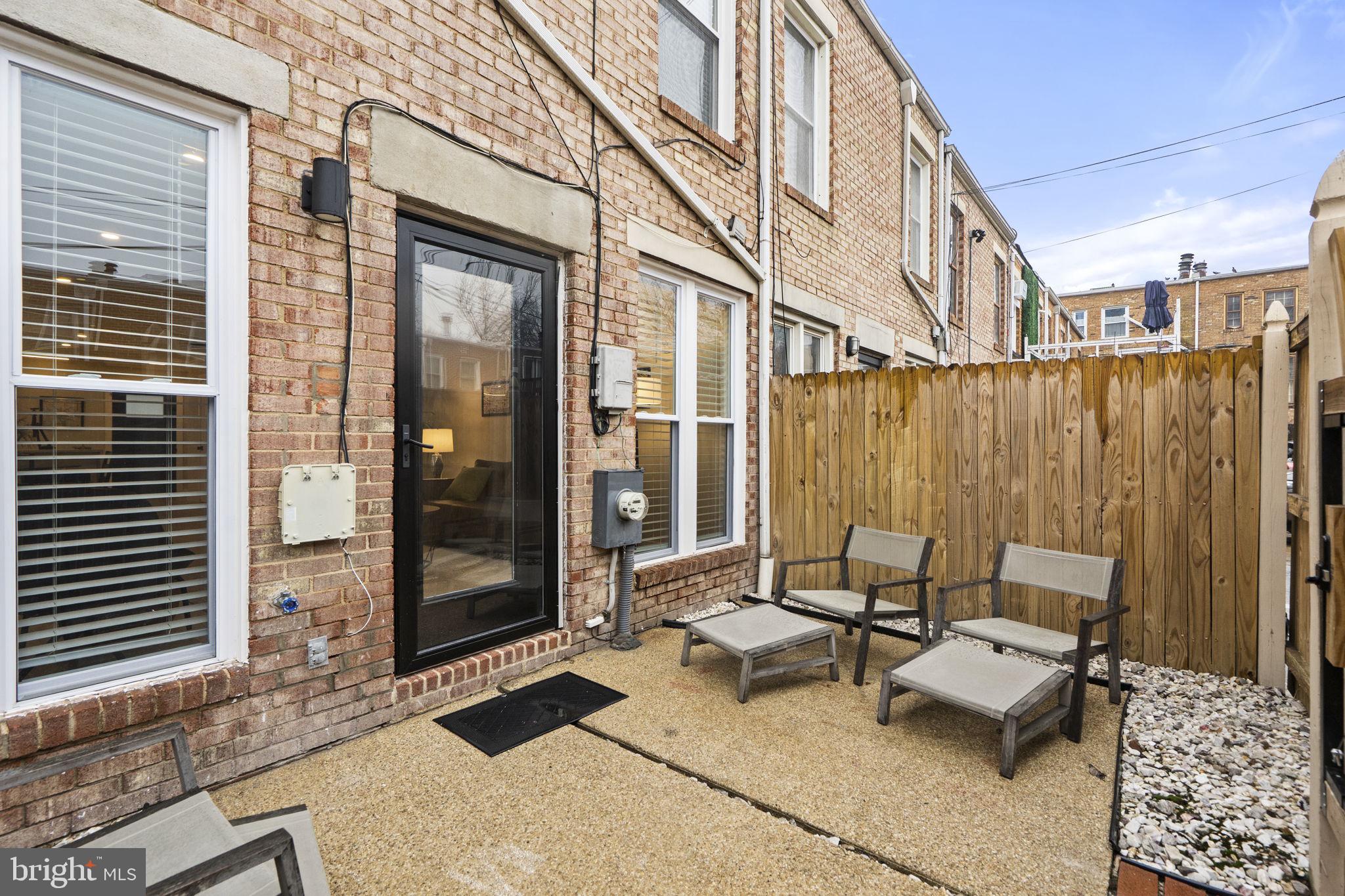 1409 South Capitol Street Southwest Washington, DC 20003 - Photo 8 of 31 Rear Patio