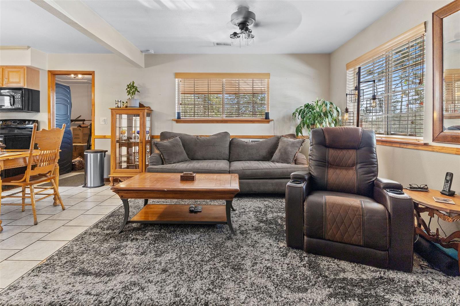 161 Sullivan Street Bailey, CO 80421 - Photo 4 of 32 a living room with furniture and a large window