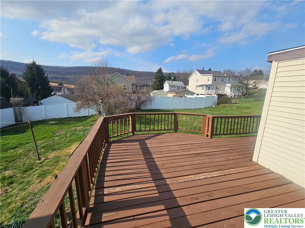 23 West Ruddle Street Coaldale, PA 18218 - Photo 14 of 16 a view of a terrace with yard