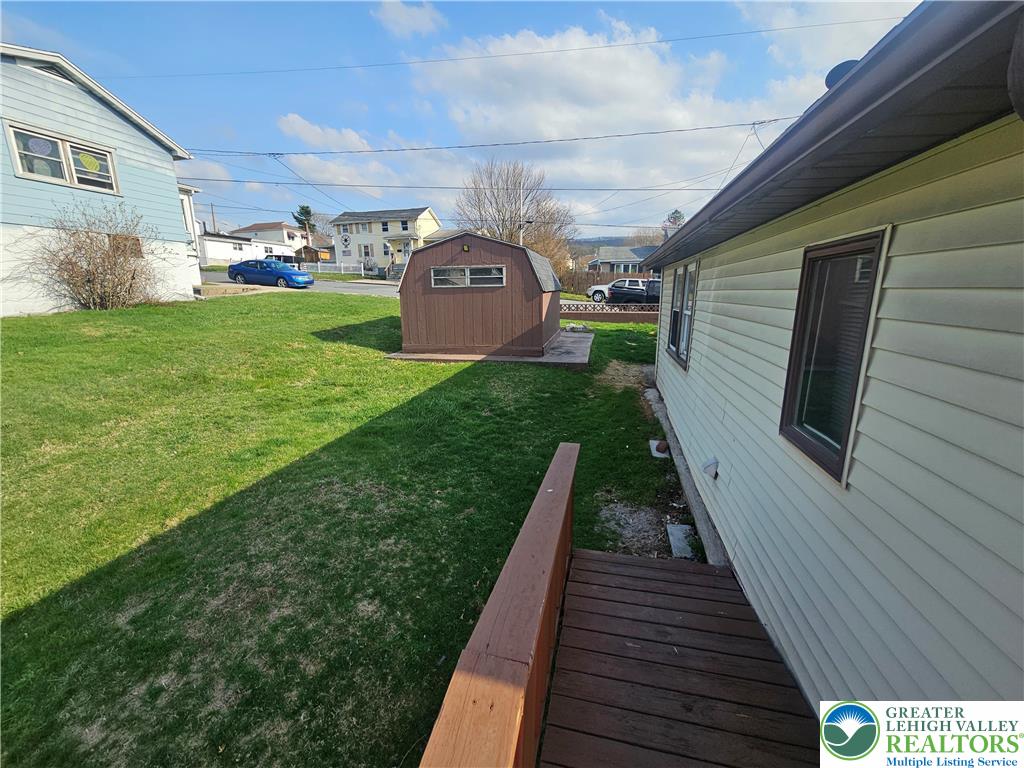 23 West Ruddle Street Coaldale, PA 18218 - Photo 15 of 16 a view of a backyard with sitting area