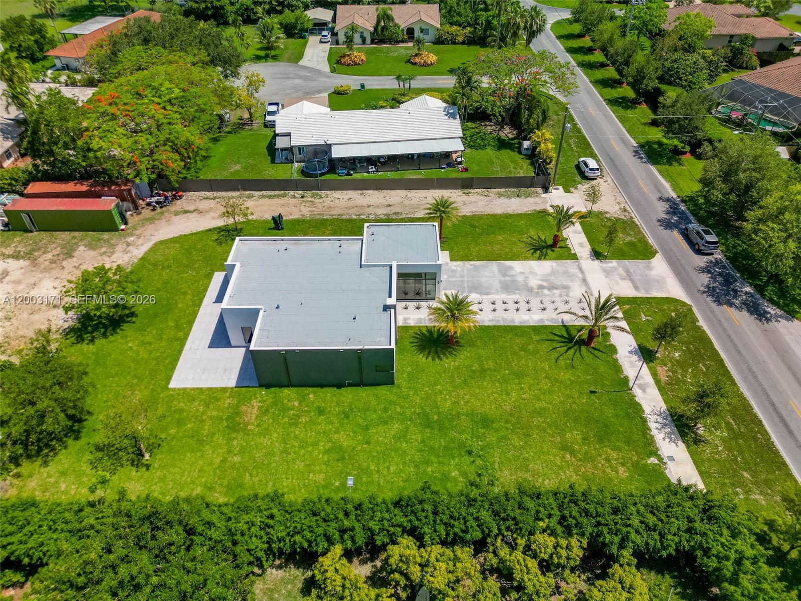 29705 Southwest 187th Avenue Homestead, FL 33030 - Photo 42 of 55 an aerial view of a house