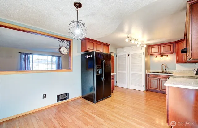 a very nice looking room with a large window