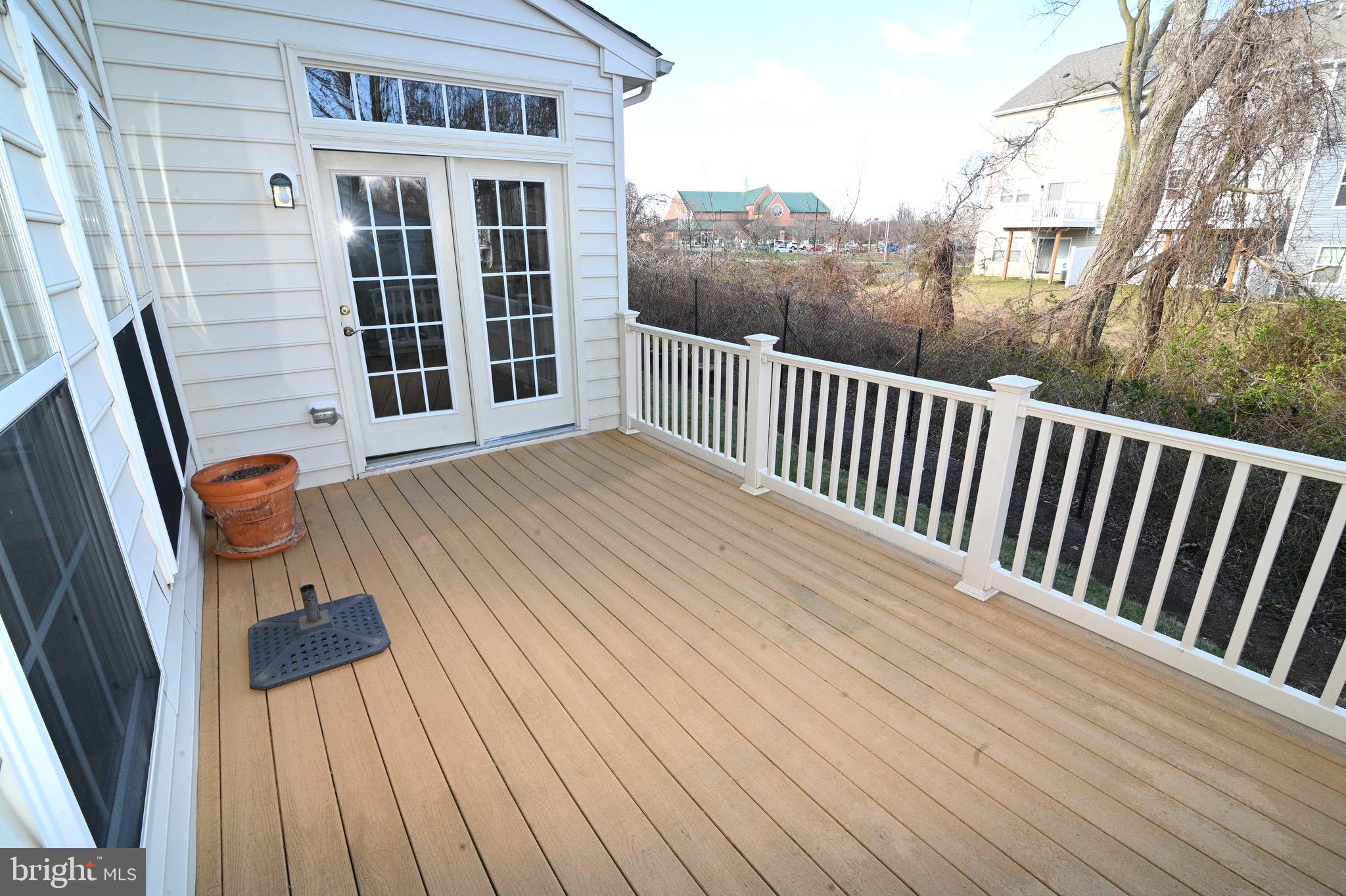 9802 Hillandale Way, Unit 23 Bowie, MD 20721 - Photo 26 of 28 French Doors to Deck