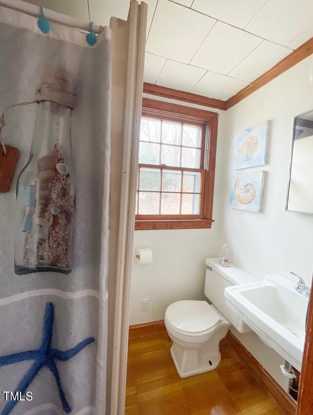 237 Wesleyan Heights Road Roxboro, NC 27573 - Photo 38 of 39 a bathroom with a toilet and a shower