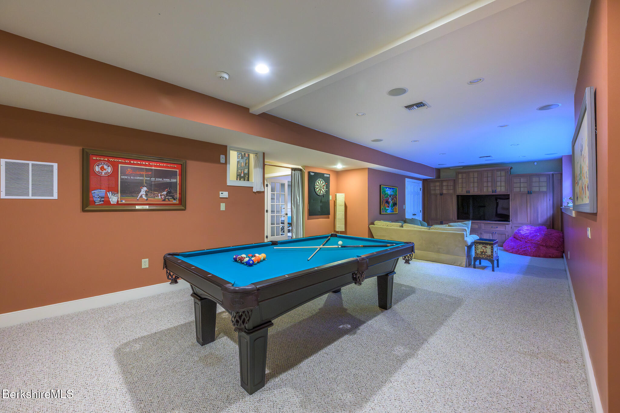 430 Lenox Road Richmond, MA 01254 - Photo 48 of 66 a room with furniture pool table and flat screen tv