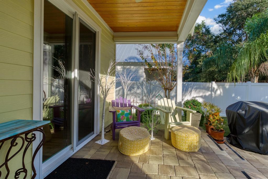 311 E Street St. Augustine, FL 32080 - Photo 23 of 39 a view of an outdoor space with a patio