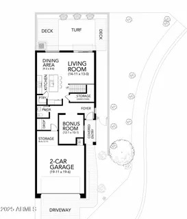 a park view with large trees