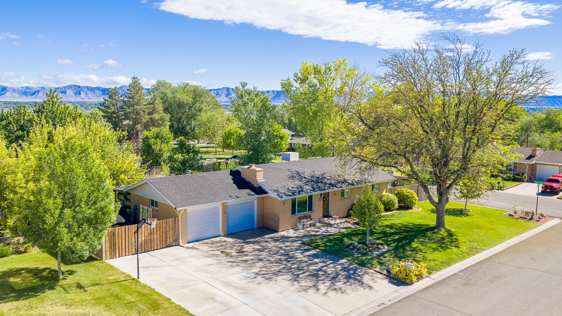 2118 Saguaro Road Grand Junction, CO 81507 - Photo 34 of 42 an aerial view of a house with a yard