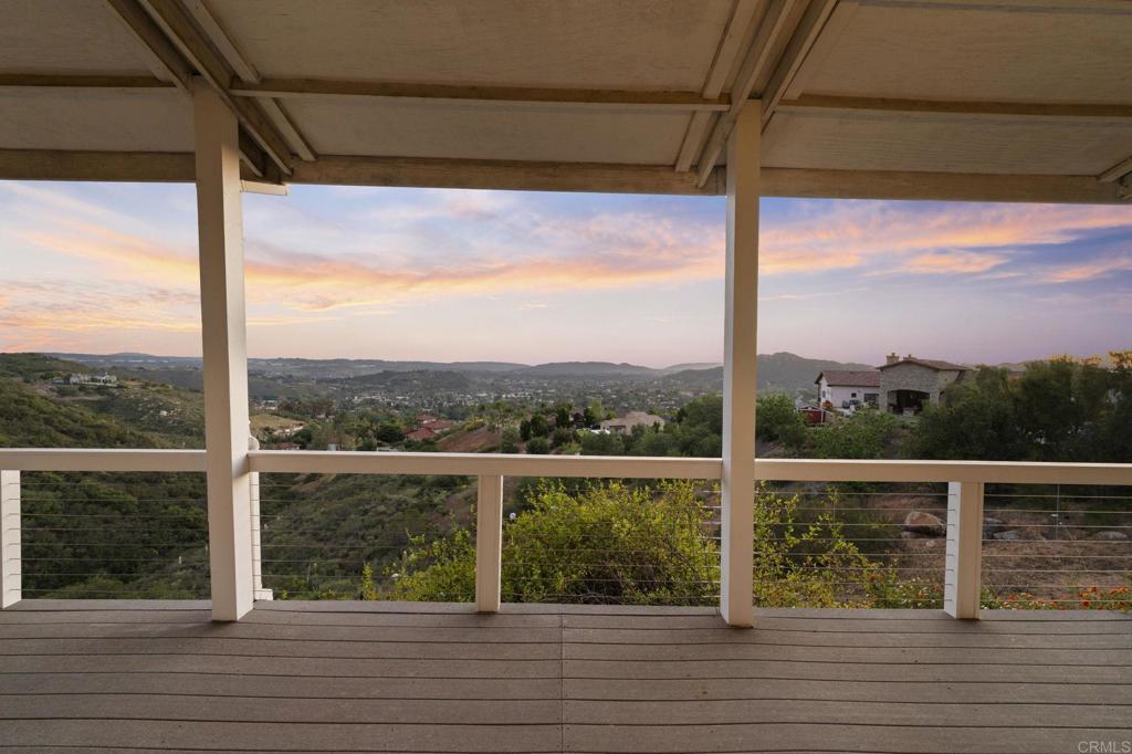 14645 High Valley Road Poway, CA 92064 - Photo 16 of 34 a view of a balcony with wooden floor