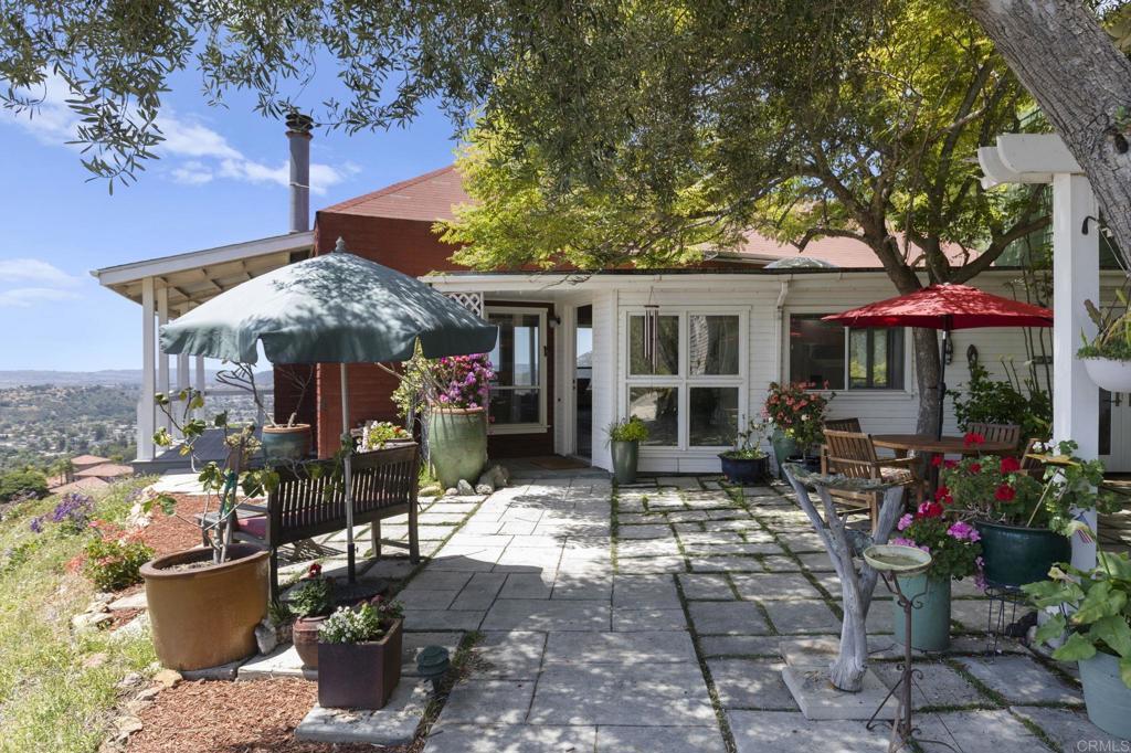 14645 High Valley Road Poway, CA 92064 - Photo 4 of 34 a view of a patio with chairs and tables
