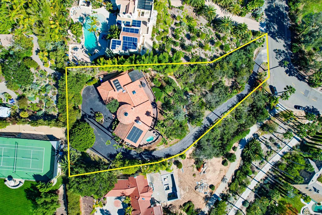 1256 Rancho Encinitas Drive Encinitas, CA 92024 - Photo 28 of 28 an aerial view of a house with a garden