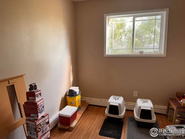 a room with a window