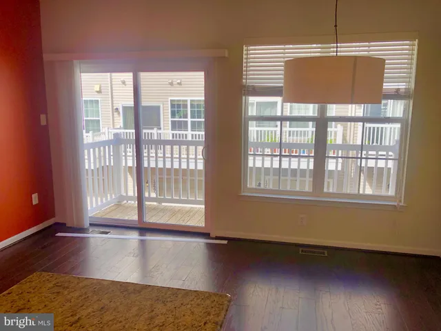 a view of a building from a balcony