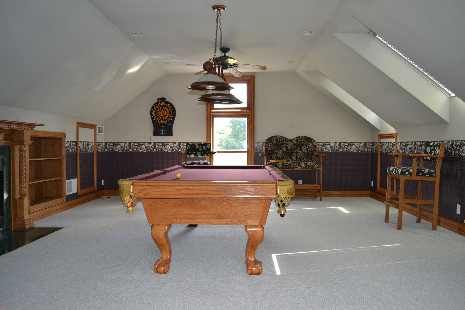 9N313 Muirhead Road Elgin, IL 60124 - Photo 20 of 61 a room with pool table table and windows