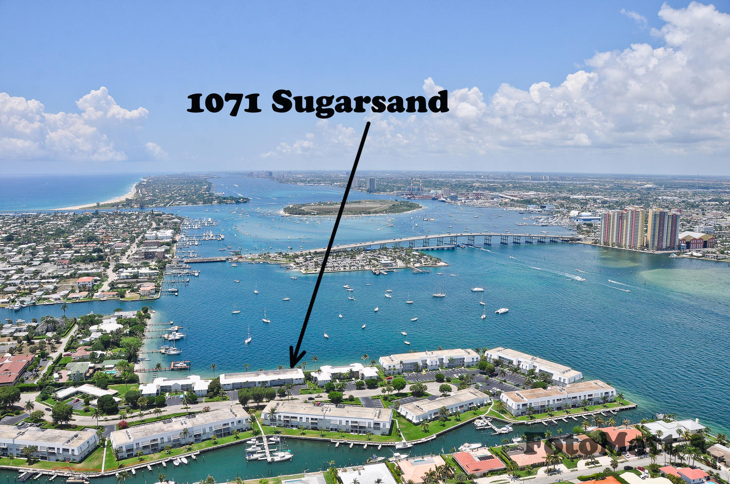 1071 Sugar Sands Boulevard, Unit 2 Singer Island, FL 33404 - Photo 18 of 18 1071 aerial view.jpg