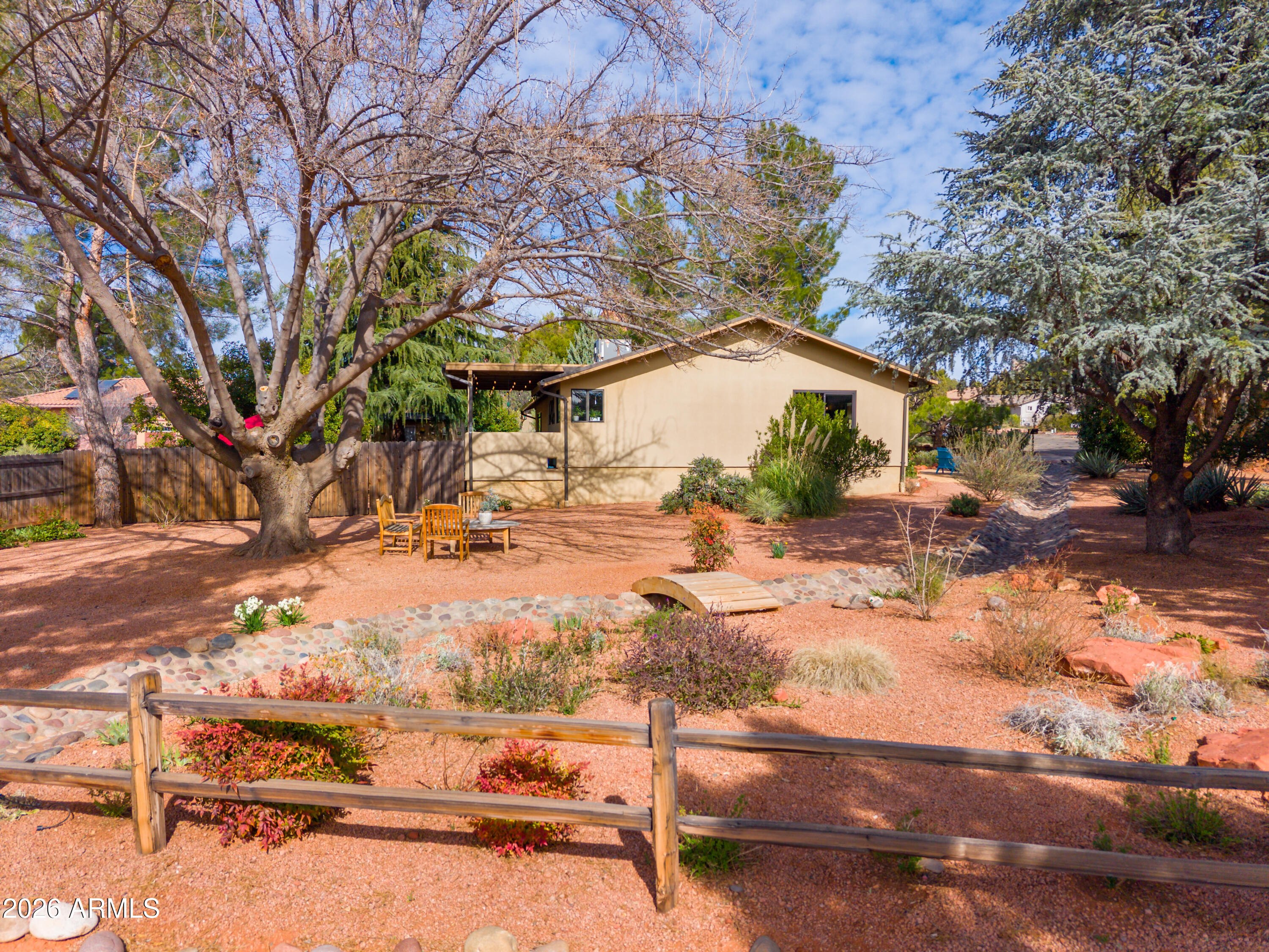 190 Creek Rock Road Sedona, AZ 86351 - Photo 38 of 41 Large backyard with room to expand