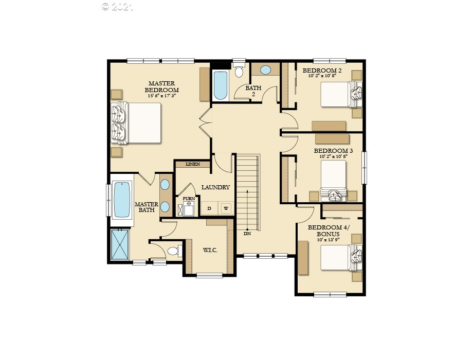 38471 Maple Street, Unit HS 12 Sandy, OR 97055 - Photo 3 of 3 a picture of floor plan