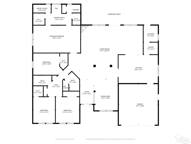 a picture of a floor plan