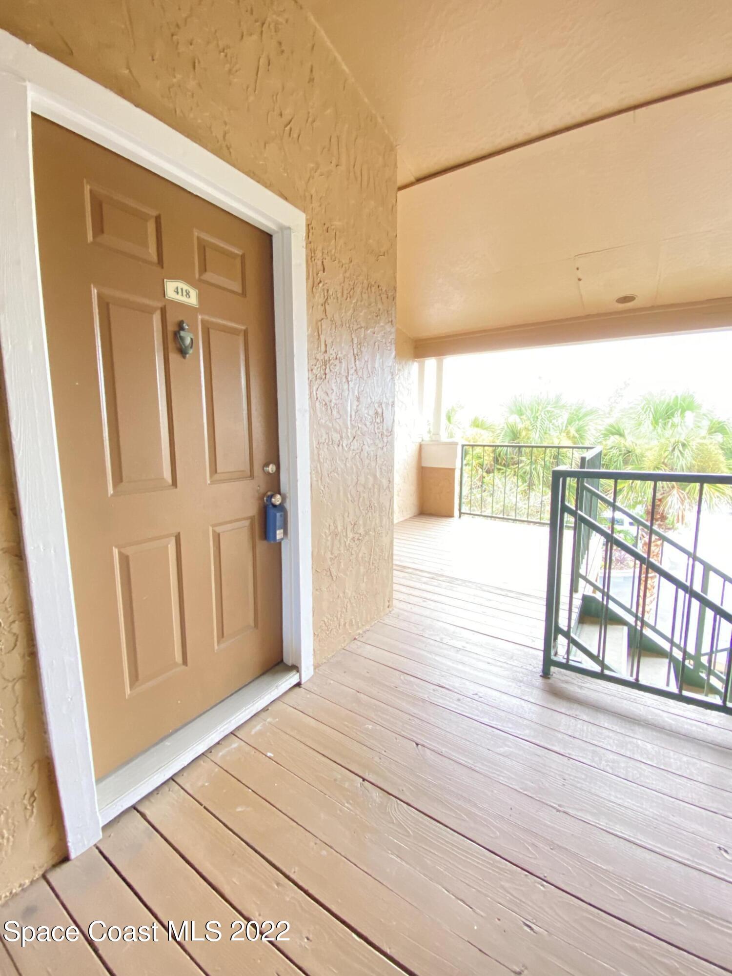 a view of front door