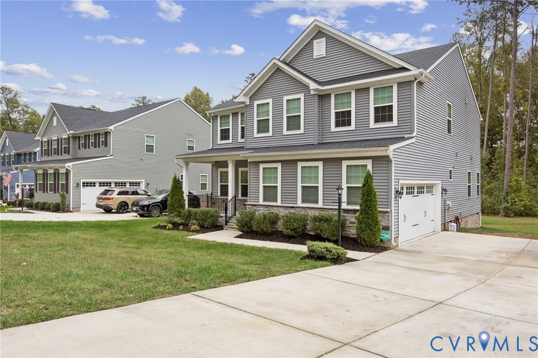10237 Centralia Sta Road Chester, VA 23831 - Photo 33 of 35 a front view of a house with a yard